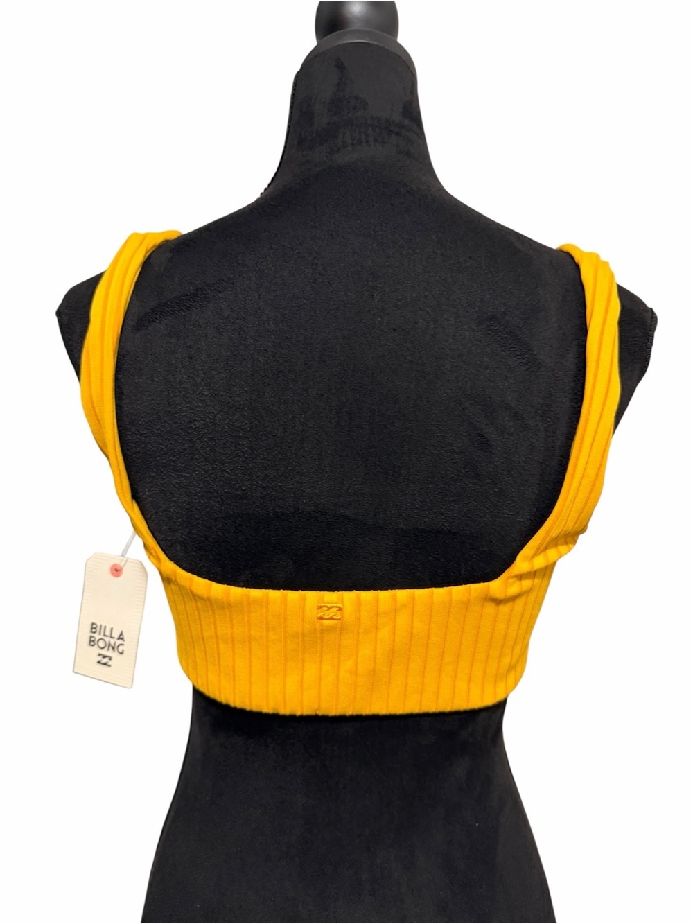 Billabong Ribbed Swim Top Yellow - Picture 2 of 9